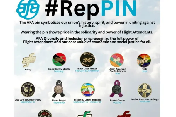 We wear our AFA Pins