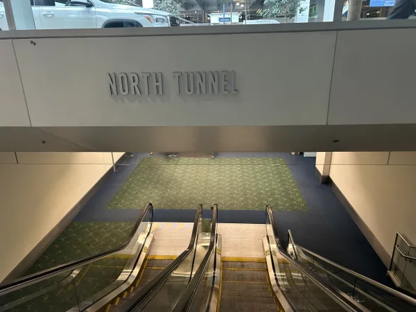 north tunnel escalator