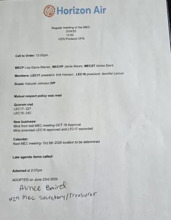 MEC Meeting Minutes March 24 2025