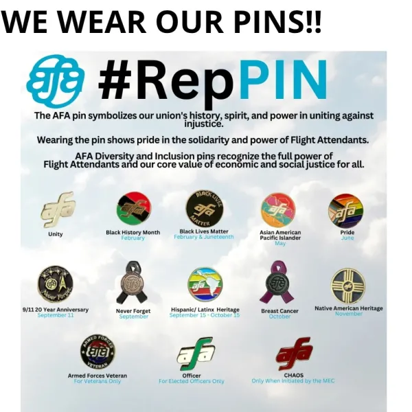 We wear our AFA Pins